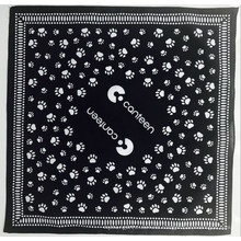 The Dog Paw Prints Scarf/ Head Scarf with Customized Logo